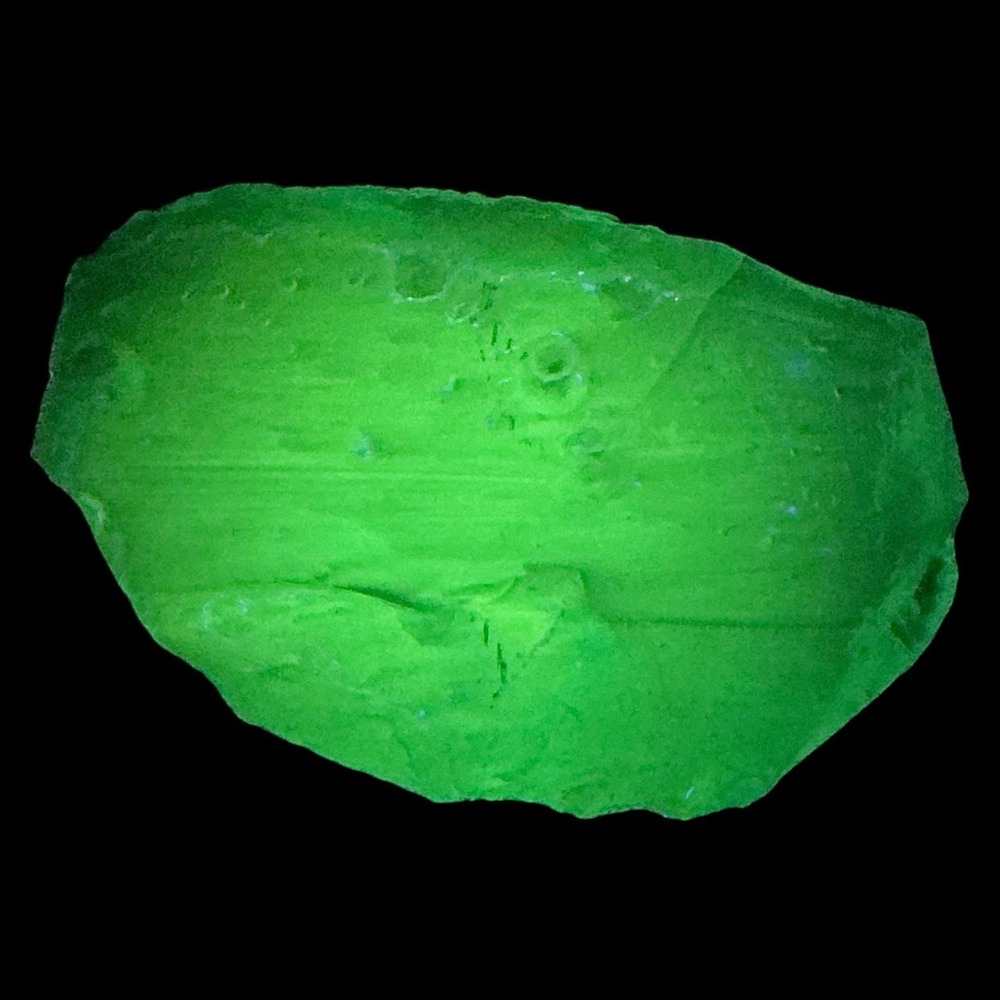 Cobalt Translucent Art Glass Cullet Glowing‎ Manganese Slag Glass #6GX37